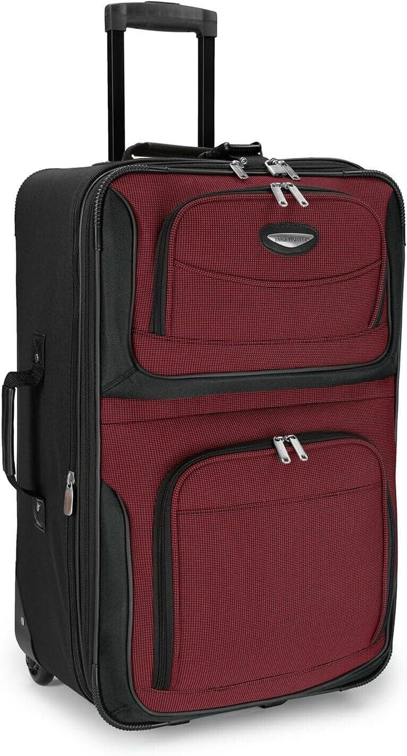 Travel Select 25 Inch Softside Expandable Rolling Luggage Burgundy